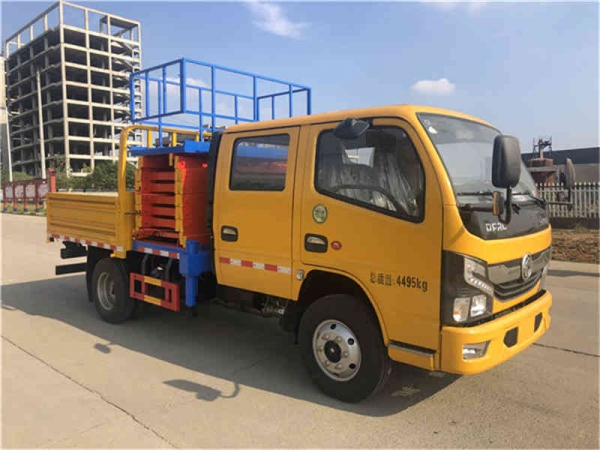 (國六)東風(fēng)10米剪叉式升降平臺(tái)高空作業(yè)車